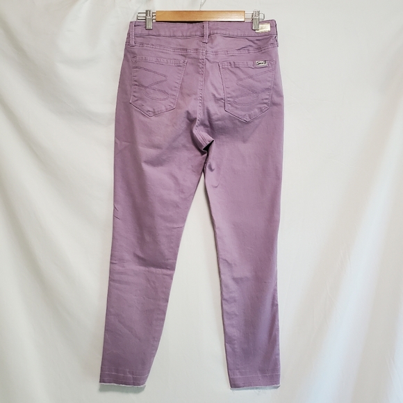 Seven7 Light Purple Skinny Ankle Mid-rise Jeans - Picture 4 of 16